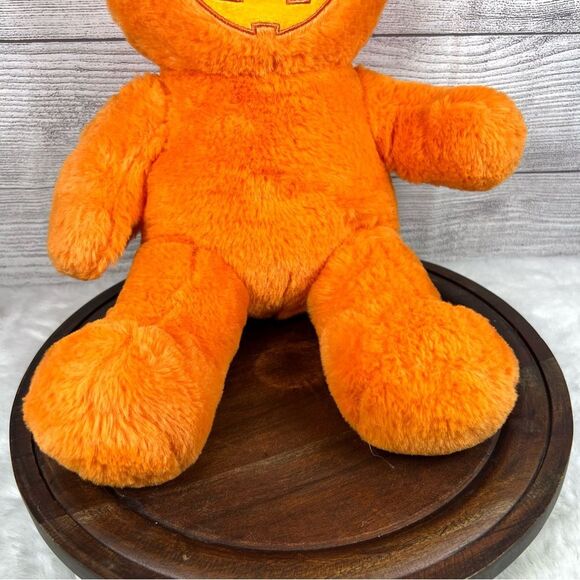 Build a Bear Glow in the Dark Halloween Orange Pumpkin Bear Toy Plush - Picture 3 of 8